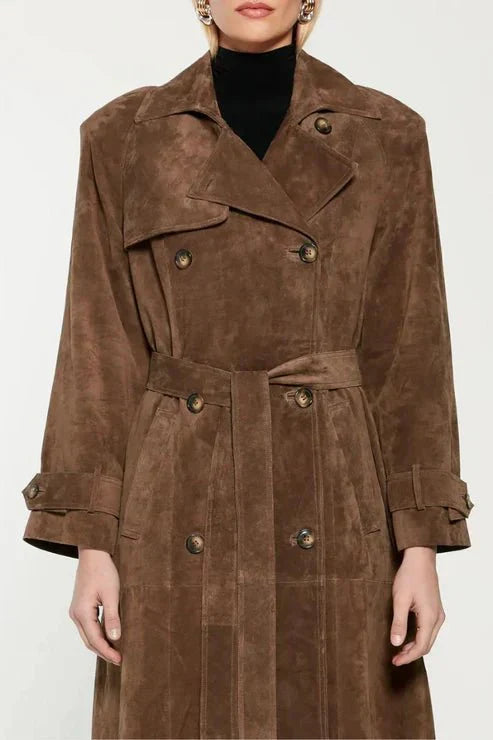 ASPARO SUÈDE JAS TRENCHCOAT